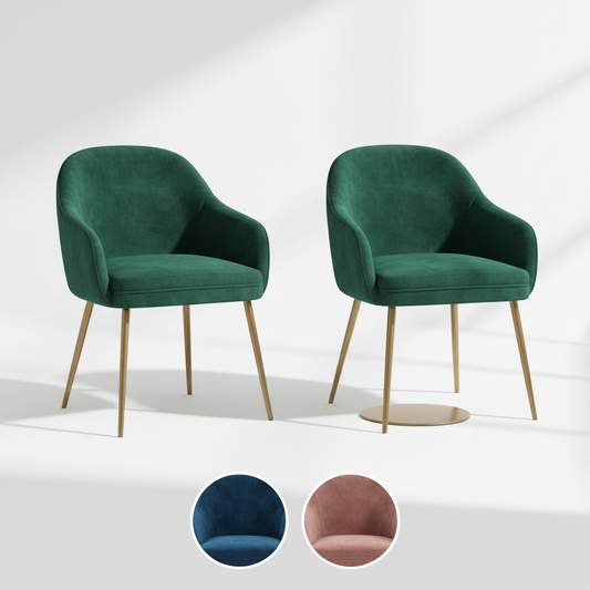 Mayfair Velvet Dining Chair (Set of 2)